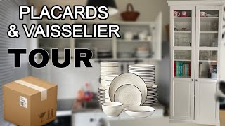 Organisation - Rangement | PLACARDS \u0026 VAISSELIER TOUR 🍽️ (nouveau meuble) 📦