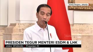 Hambat Investasi, Presiden Jokowi Tegur Menteri ESDM \u0026 LHK