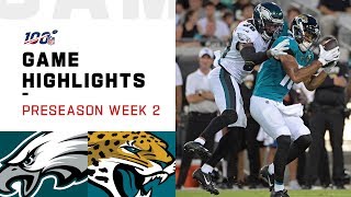 Eagles vs. Jaguars Preseason Week 2 Highlights | NFL 2019