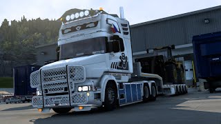 EURO TRUCK SIMULATOR 2 - No Commentary - Part 3 .STRAIGHT PIPED SCANIA. GERMANY TO SPAIN 944KM