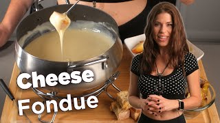 CHEESE FONDUE - Easy and delicious