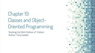 Introduction to Python Chapter 10 & 11 - 2023