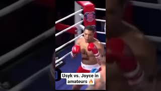 Oleksandr Usyk dominates bigger Joe Joyce in amateurs #boxing