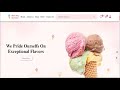 Multipages ice-cream shop website using html css js php & mysql from scratch admin panel part one