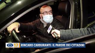 Rincaro dei carburanti: il parere dei cittadini