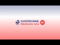 kadokawa electronic arts logo with warning screens