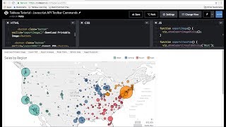 Tableau Tutorial - Javascript API
