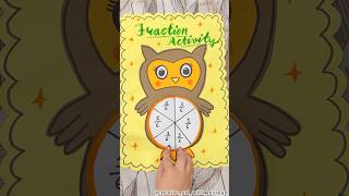 Fraction activity for kids || Maths tlm || #tlm #fraction #maths #papercrafts