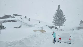 Chaos In California Today! Snow Storm Causing Many Accident In I-80 Donner Pass