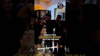 INSIDE Arbaaz Khan's GRAND birthday celebration with Sohail, Arpita & Salman Khan #shorts
