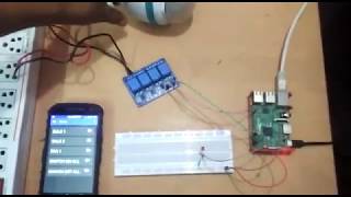 Home Automation by Raspberry pi ,Android, Python and Firebase
