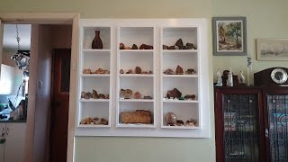 Rock display case