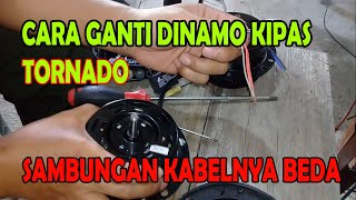 Cara Ganti Dinamo Kipas Angin Tornado