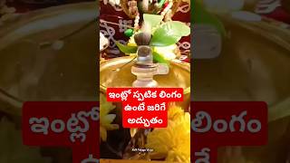 ఇంట్లో స్పటిక లింగం ఉంటే జరిగే అద్భుతం/ Spatika Lingam #shorts #telugu #bhakti #devotional #chaganti