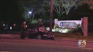 One Person Dead After Car Hits Pole In Bustleton
