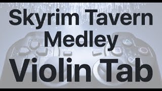 Learn Skyrim Tavern Medley on Violin - How to Play Tutorial