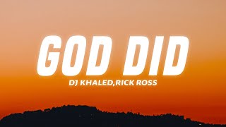 Dj Khaled - God Did (Lyrics) Ft. Rick Ross, Lil Wayne, JAY-Z, John Legend & Friday