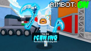 Aimbotting With *ICEWINGS HITBOX* 😭 [Funny MM2 Voice Chat Moments]