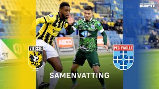 Samenvatting Vitesse - PEC Zwolle | Het laatste kunststukje van 2021 voor Vitesse en PEC🎄