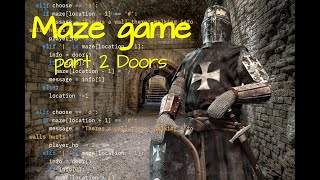 Code a maze game in Python Part 2 Doors!
