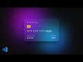 ASMR Coding Glassmorphism Credit Card HTML CSS Satisfying UI Design | No Talking Frontend