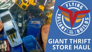 My biggest diecast thrift store haul ever! Giant bag of used Hot Wheels, Matchbox, and more.