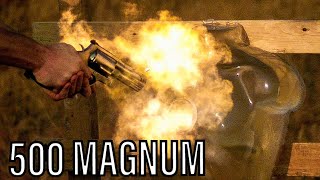 500 magnum at POINT BLANK RANGE in Slow Motion