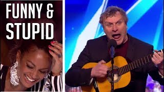 Noel James: STUPID Yet FUNNY Comedian Has The Judges Rolling! | Britain's Got Talent 2018