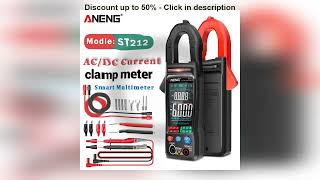 ANENG ST212 DC/AC Current Digital Clamp Meter 6000 Counts 400A Amp Multimeter Large Color Screen