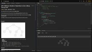 2471. Minimum Number of Operations to Sort a Binary Tree by Level