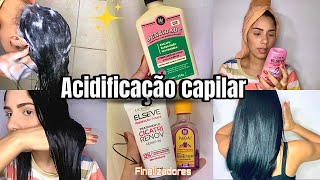 ROTINA CAPILAR PÓS TINTURA | TESTEI O ACIDIFICANTE DA LOLA 💛💆🏻‍♀️✨