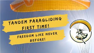 My First Paragliding Adventure: Freedom in the Sky! 🌤️🪂 #adrenaline