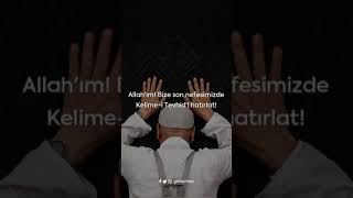 Allah'ım! Bize son nefesimizde Kelime-i Tevhid'i hatırlat! - Haysem el Dokhin #Shorts