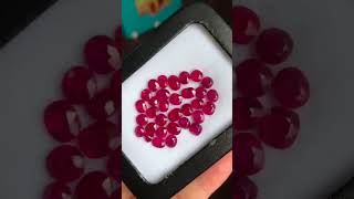 Natural Burmese ruby, red collection #ruby #naturalgems #gemstone