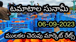 06/09/2023 | ములకల చెరువు మార్కెట్ టమోట ధరలు | ఆదర్శ రైతు