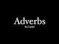 Adverbs in Latin