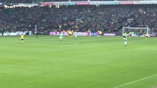 2019-05-04 SV Werder Bremen - Borussia Dortmund  2-2 - Tor Claudio Pizarro (gesperrt)