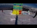 Bansko skiing form Top to Bottom GoPro