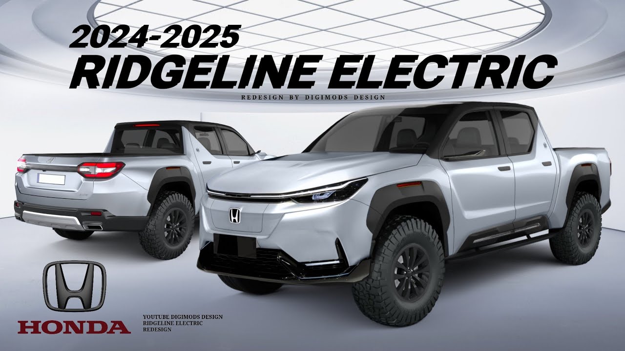 HONDA RIDGELINE ELECTRIC 2024-2025? REDESIGN | Digimods DESIGN | - YouTube