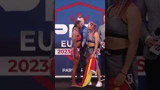 Shanelle dyer vs luisa cifuentes pfl paris #shorts #pflmma #heavyweight #highlights #fight #mma