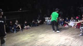 YASS vs KENTO HIPHOP BEST8 DANCE@LIVE CHARISMAX 2014