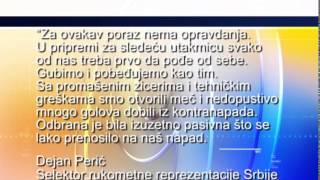 TV KANAL 9, NOVI SAD: Prvi poraz rukometaša