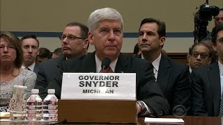 Michigan governor grilled on Capitol Hill over Flint water