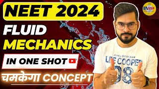 NEET 2024 Physics | Fluid Mechanics in One Shot | Class 11 NEET Physics | Sachin sir