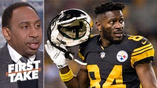 Steelers can avoid Antonio Brown drama if they trade him to the NFC – Stephen A. | First Take