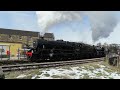 45212 and 44871 leaving keighley 2023 steam gala