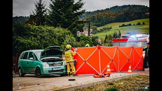 19-letni motocyklista z impetem uderzył w samochód