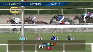 Gulfstream Park Carrera 6 - 2 de Agosto 2019