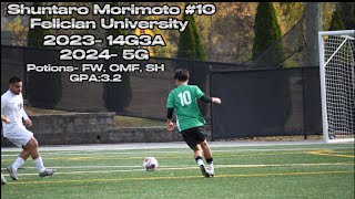 Shuntaro Morimoto 2024-2023 Highlights / FW, OMF, SH / Felician University