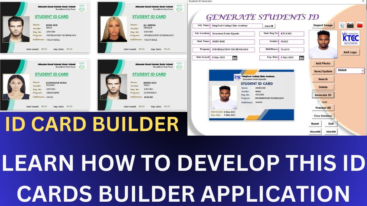 How To Create Employee Id Card In Excel Using Vba Infoupdate Org